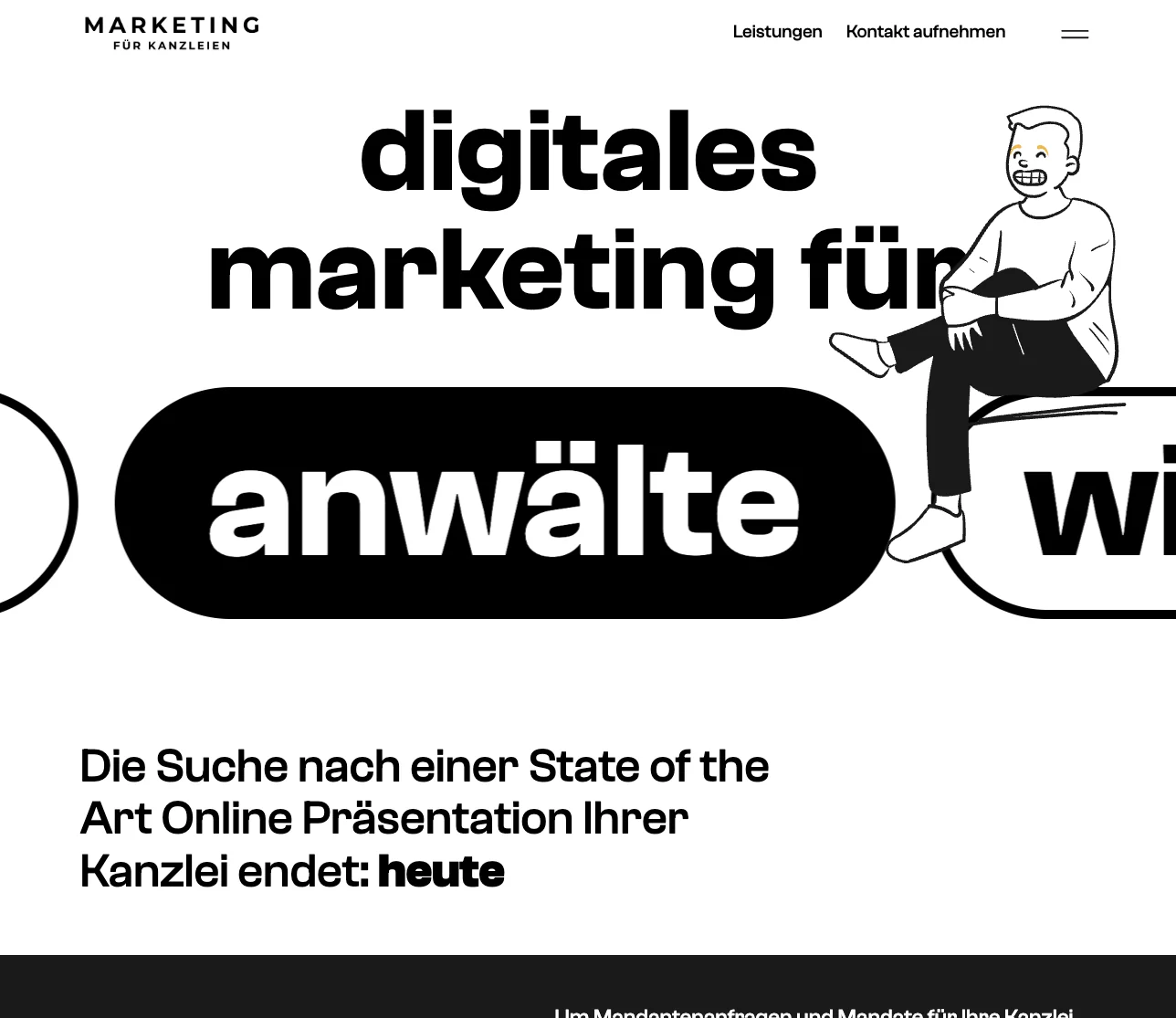 Vorschau der Website marketingfuerkanzleien.de